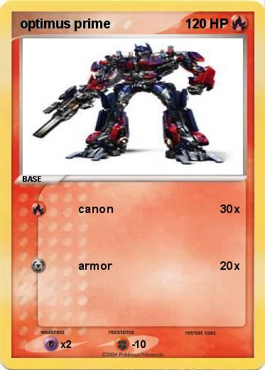 Pokemon optimus prime