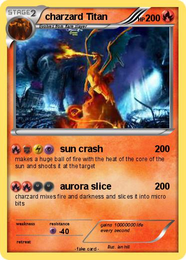Pokemon charzard Titan