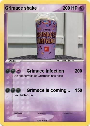 Pokemon Grimace shake