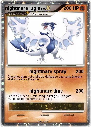 Pokemon nightmare lugia