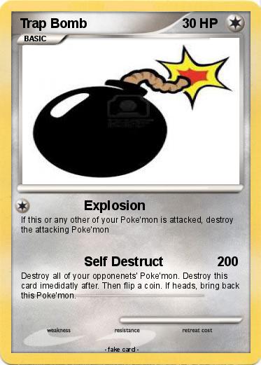 Pokemon Trap Bomb