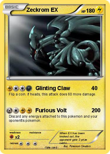 Pokemon Zeckrom EX