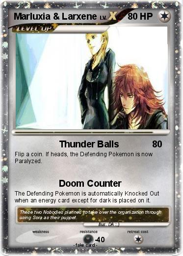 Pokemon Marluxia & Larxene