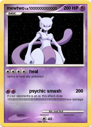 Pokemon mewtwo