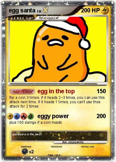 Pokemon egg santa