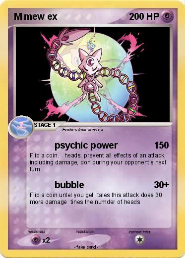 Pokemon M mew ex