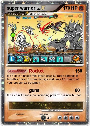 Pokemon super warrior