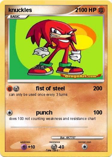 Pokemon knuckles                            2