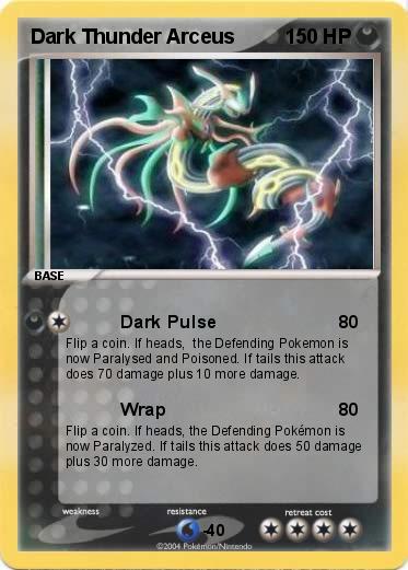 Pokemon Dark Thunder Arceus 