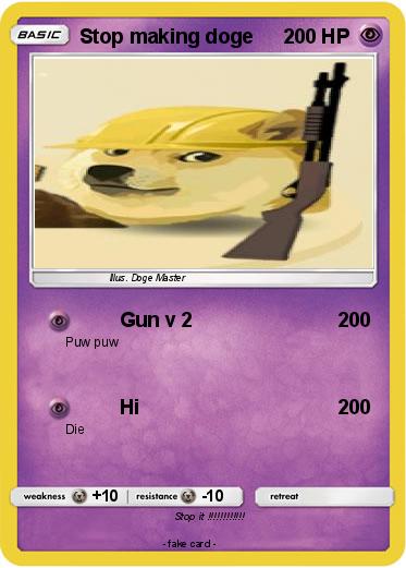 Pokemon Stop making doge