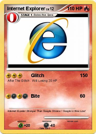 Pokemon Internet Explorer
