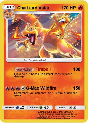Pokemon Charizard Vstar