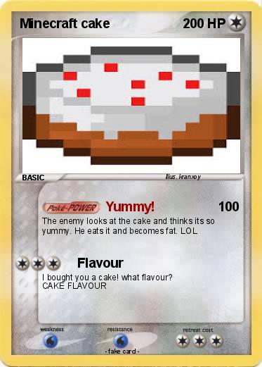 Pokemon Minecraft cake