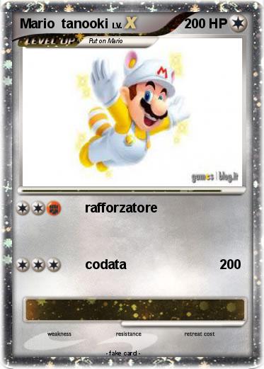 Pokemon Mario  tanooki