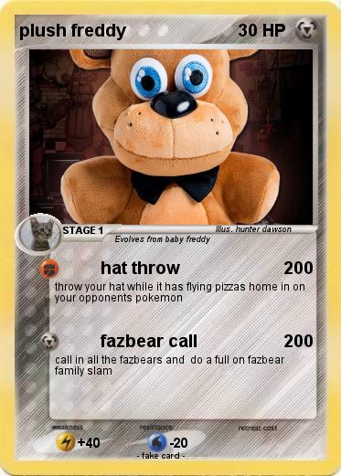 Pokemon plush freddy