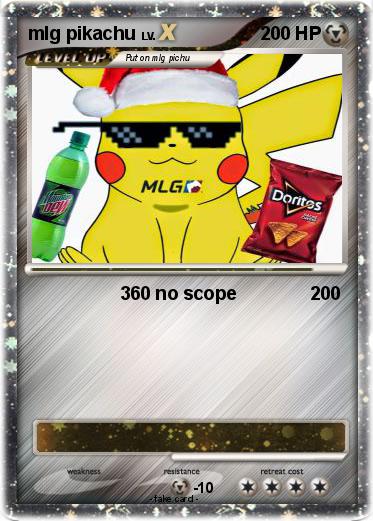 Pokemon mlg pikachu