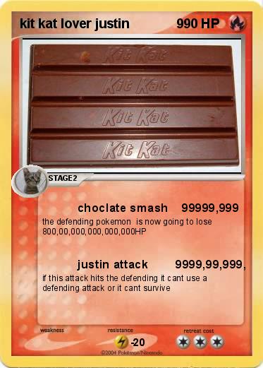 Pokemon kit kat lover justin             9