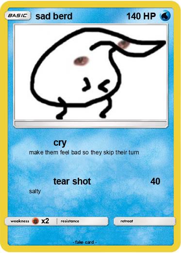 Pokemon sad berd