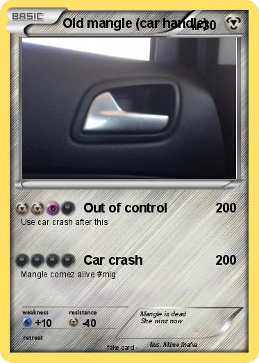 Pokemon Old mangle (car handle)