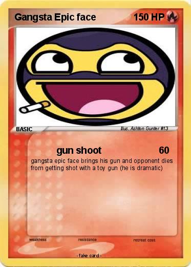 Pokemon Gangsta Epic face