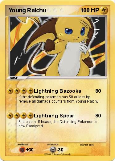 Pokemon Young Raichu 
