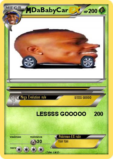 Pokemon DaBabyCar