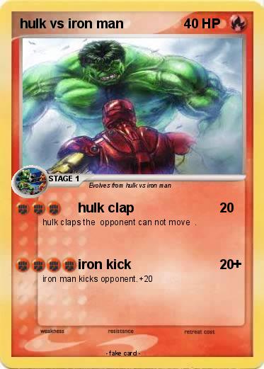 Pokemon hulk vs iron man