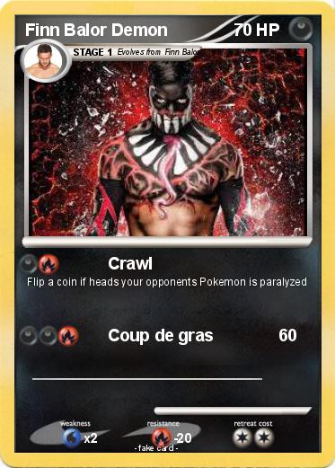 Pokemon Finn Balor Demon
