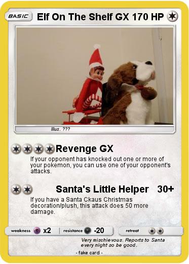 Pokemon Elf On The Shelf GX Pokemon Elf On The Shelf GX