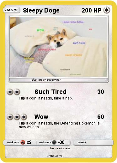 Pokemon Sleepy Doge