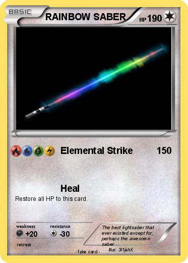 Pokemon RAINBOW SABER