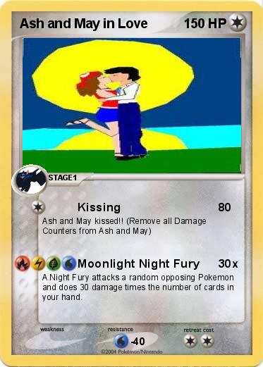 Pokemon Ash and May in Love
