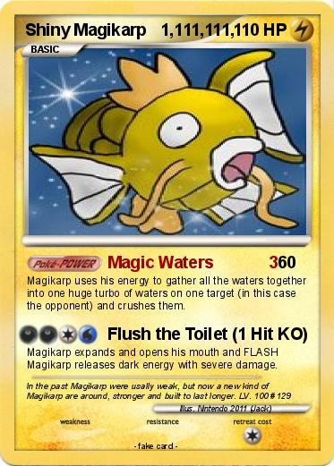 Pokemon Shiny Magikarp   1,111,111,
