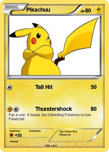 Pokemon Pikachuu