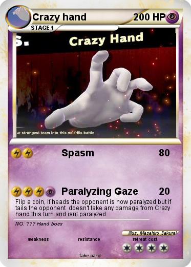 Pokemon Crazy hand