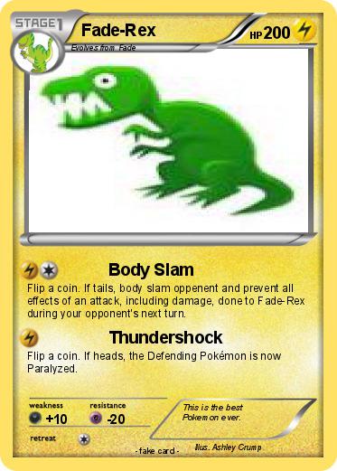 Pokemon Fade-Rex