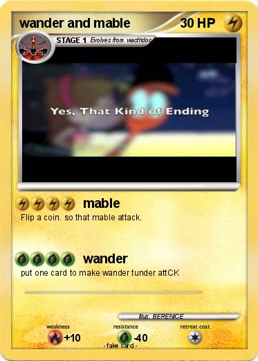 Pokemon wander and mable