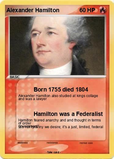 Pokemon Alexander Hamilton