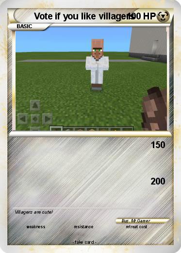 Pokemon Vote if you like villagers