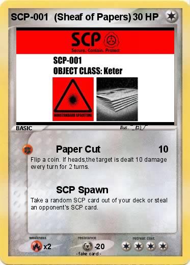 Pokemon SCP-001  (Sheaf of Papers)