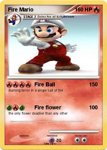 Pokemon Fire Mario
