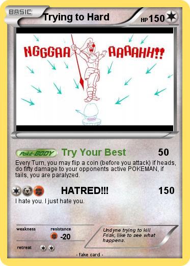 Pokemon Trying to Hard