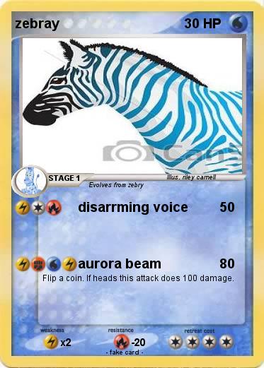 Pokemon zebray