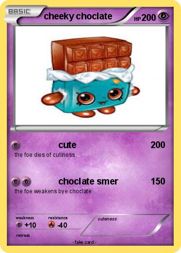 Pokemon cheeky choclate