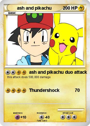 Pokemon ash and pikachu
