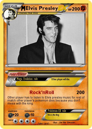 Pokemon Elvis Presley