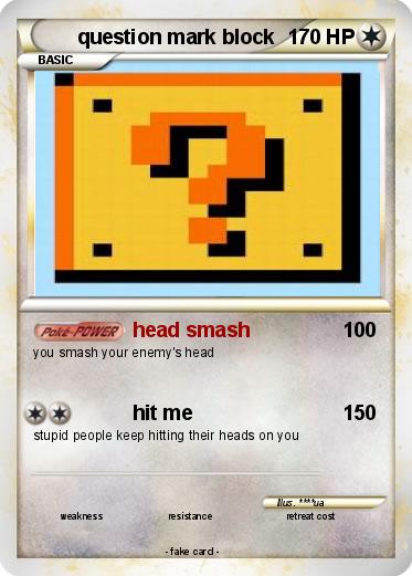 Pokemon question mark block