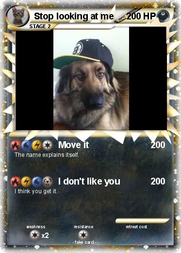 Pokemon Stop looking at me