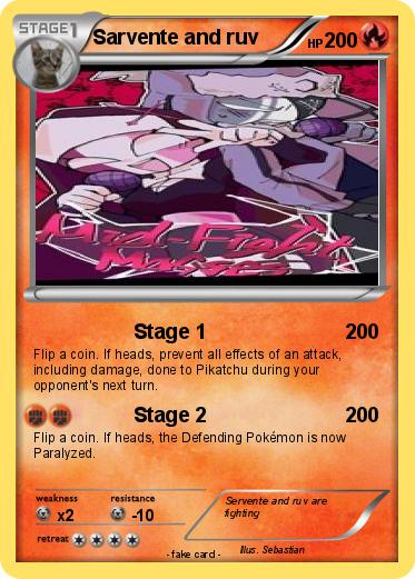 Pokemon Sarvente and ruv