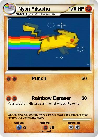 Pokemon Nyan Pikachu